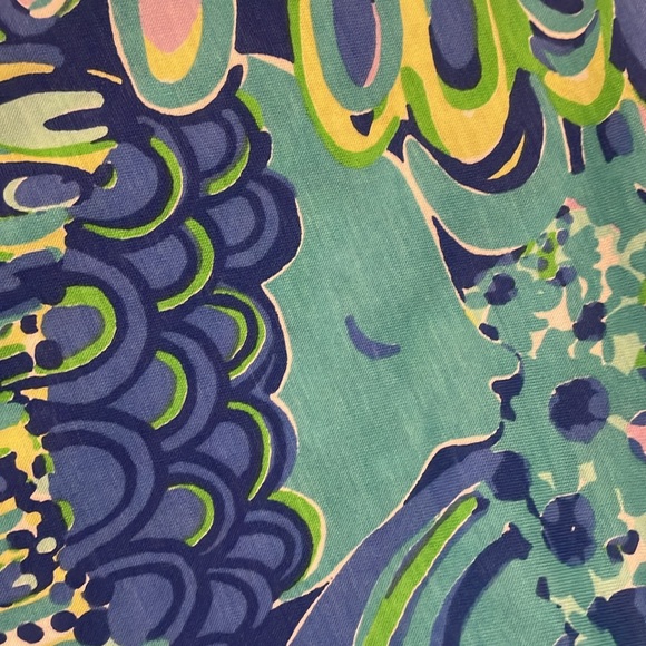 Lilly Pulitzer Marlow Dress in Lilly’s Lagoon Sea Blue Size Medium - Picture 7 of 17